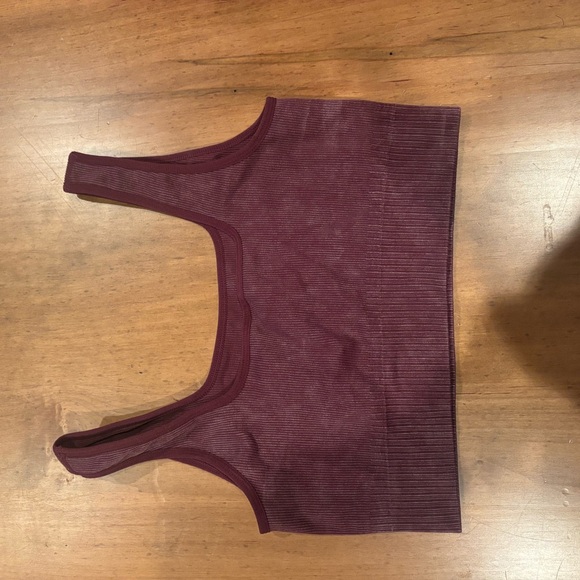 JoyLab Maroon Ribbed Tank - Picture 4 of 5